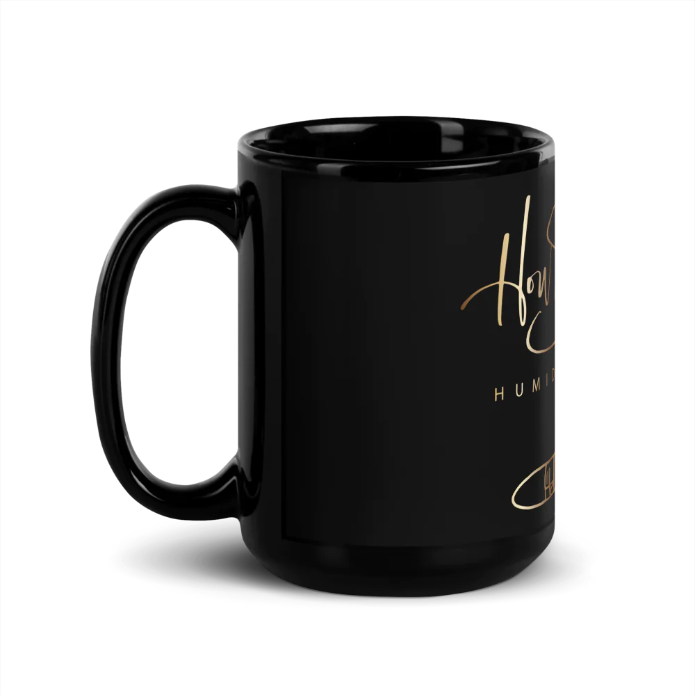 Sleek Black "How Sweet it Is!" Ceramic Mug