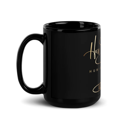 Sleek Black "How Sweet it Is!" Ceramic Mug