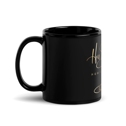 Sleek Black "How Sweet it Is!" Ceramic Mug